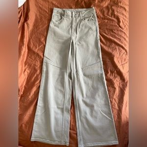 H&M high wasted wide leg jeans